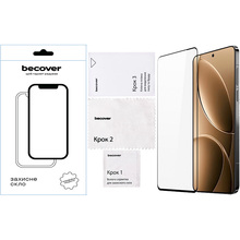 Захисне скло BECOVER для Poco F7 Pro Black (713416)