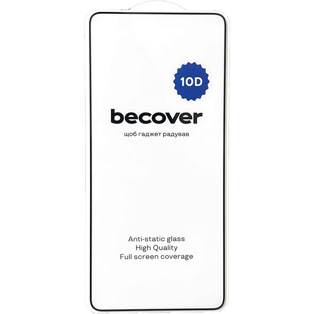 Захисне скло BECOVER для Xiaomi Redmi Note 14S 10D Black (713421)