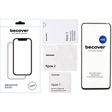 Защитное стекло BECOVER Tecno POVA 5 LH7n 10D Black (711825)