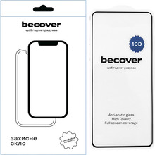 Защитное стекло BECOVER Tecno POVA 6 Neo LI6 10D Black (711827)