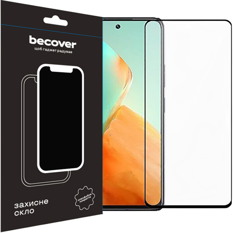 Захисне скло BECOVER для Infinix Note 30 NFC X6833B Black (709726)