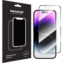 Львів - Захисне скло BECOVER для Apple iPhone 15 Pro Black (710593)
