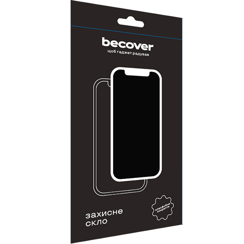 Внешний вид Защитное стекло BECOVER для Poco X6 Pro Black (710625)
