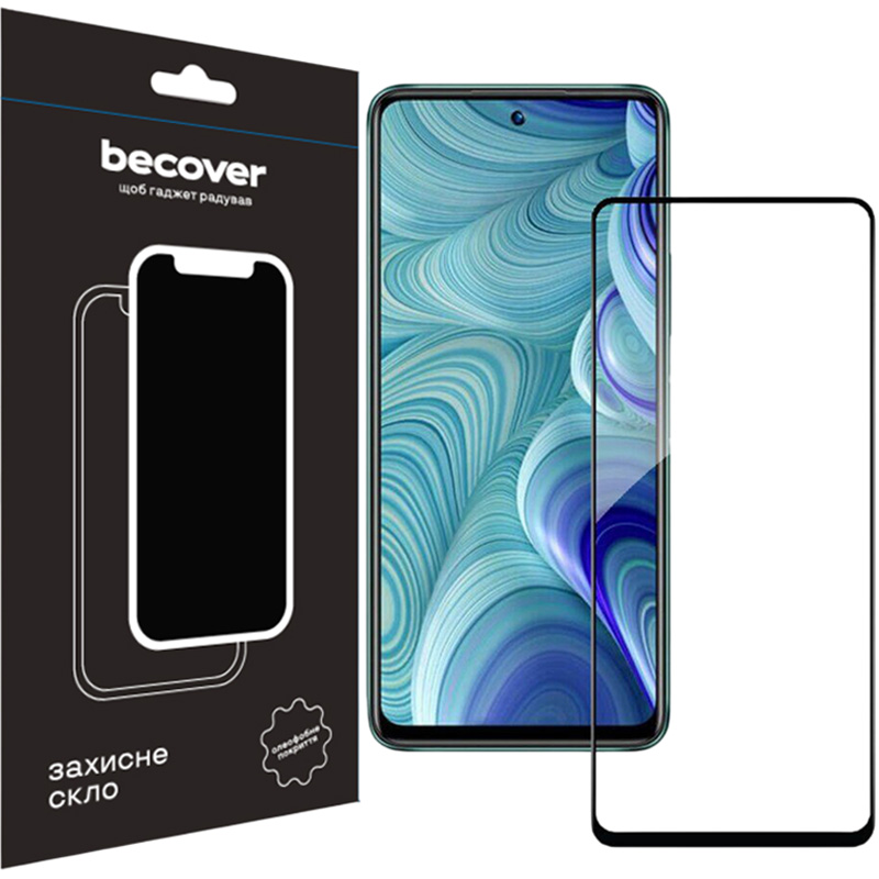 Захисне скло BECOVER для Tecno Spark 20C BG7n Black (710627)