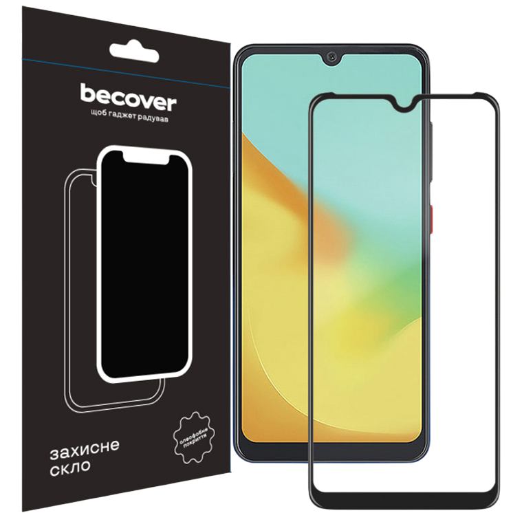 Захисне скло BECOVER для ZTE Blade V50 Design Black (710630)