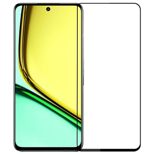 Защитное стекло BECOVER для Realme C67 Black (710633) Олеофобное покрытие True