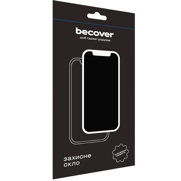Захисне скло BECOVER для Infinix Smart 8 Plus Black (710652) Тип скло