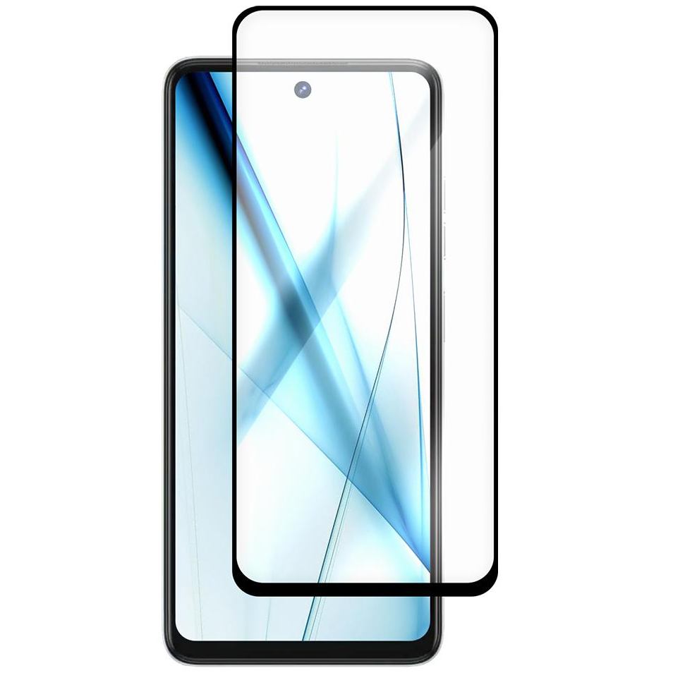 Защитное стекло BECOVER для Tecno Spark 20 Pro Black (710653) Покрытие глянец