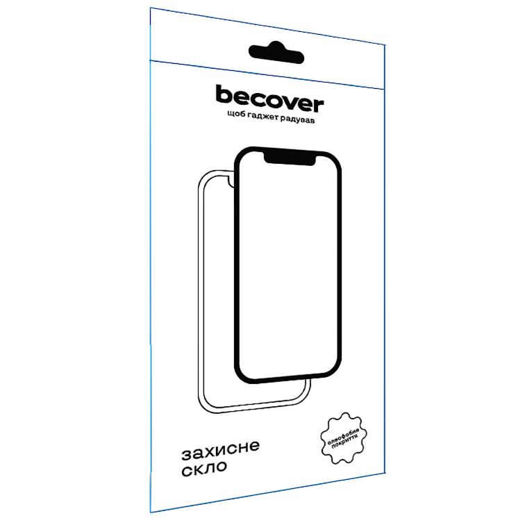 Захисне скло BECOVER 10D для Apple iPhone 15 Plus Black (711330) Тип скло