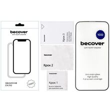 Захисне скло BECOVER 10D для Apple iPhone 15 Plus Black (711330)