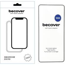 Защитное стекло BECOVER Xiaomi Redmi Note 13 5G 10D Black (711376)
