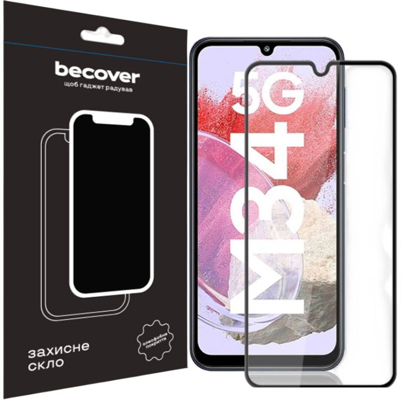 Защитное стекло BECOVER Samsung Galaxy M34 5G SM-M346 Black (711445)