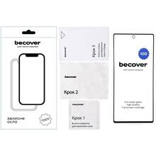 Защитное стекло BECOVER Google Pixel 6A 10D Black (711488)