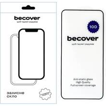 Львів - Захисне скло BECOVER Google Pixel 8 Pro 10D Black (711492)