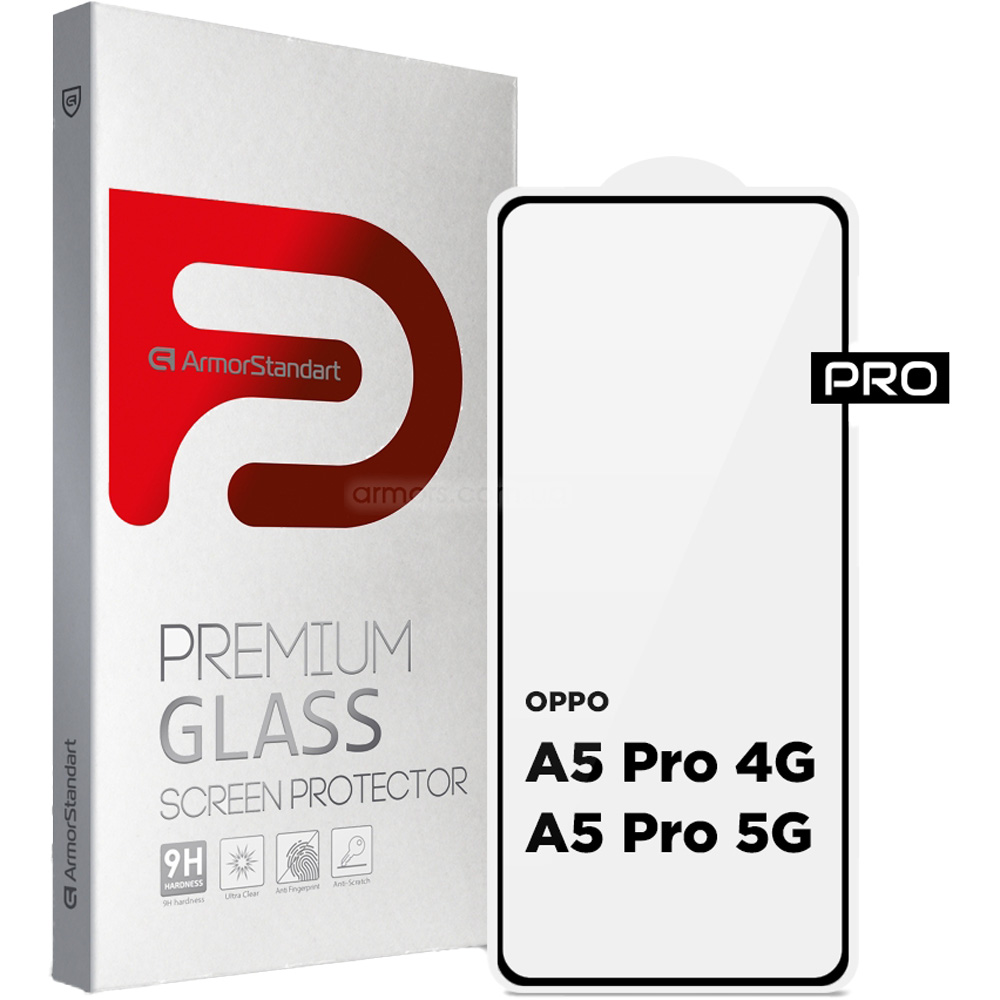 Захисне скло ARMORSTANDART Pro для OPPO A5 Pro 4G / A5 Pro 5G Black (ARM85390)