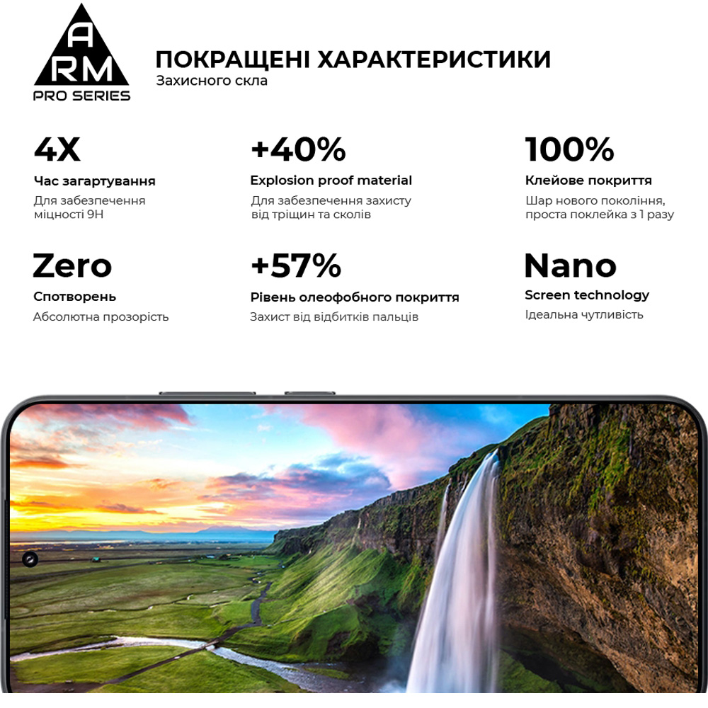 Фото Захисне скло ARMORSTANDART Pro для Xiaomi 15 Black (ARM82376)