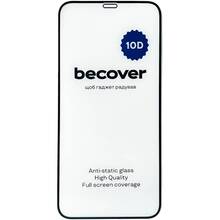 Защитное стекло BECOVER Apple iPhone XR 10D Black (711511)