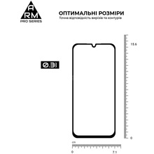 Захисне скло ARMORSTANDART Pro для Samsung Galaxy A25 5G (A256) Black (ARM69582)
