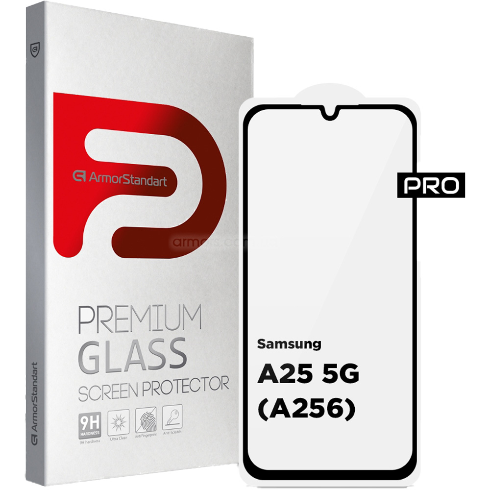Захисне скло ARMORSTANDART Pro для Samsung Galaxy A25 5G (A256) Black (ARM69582)