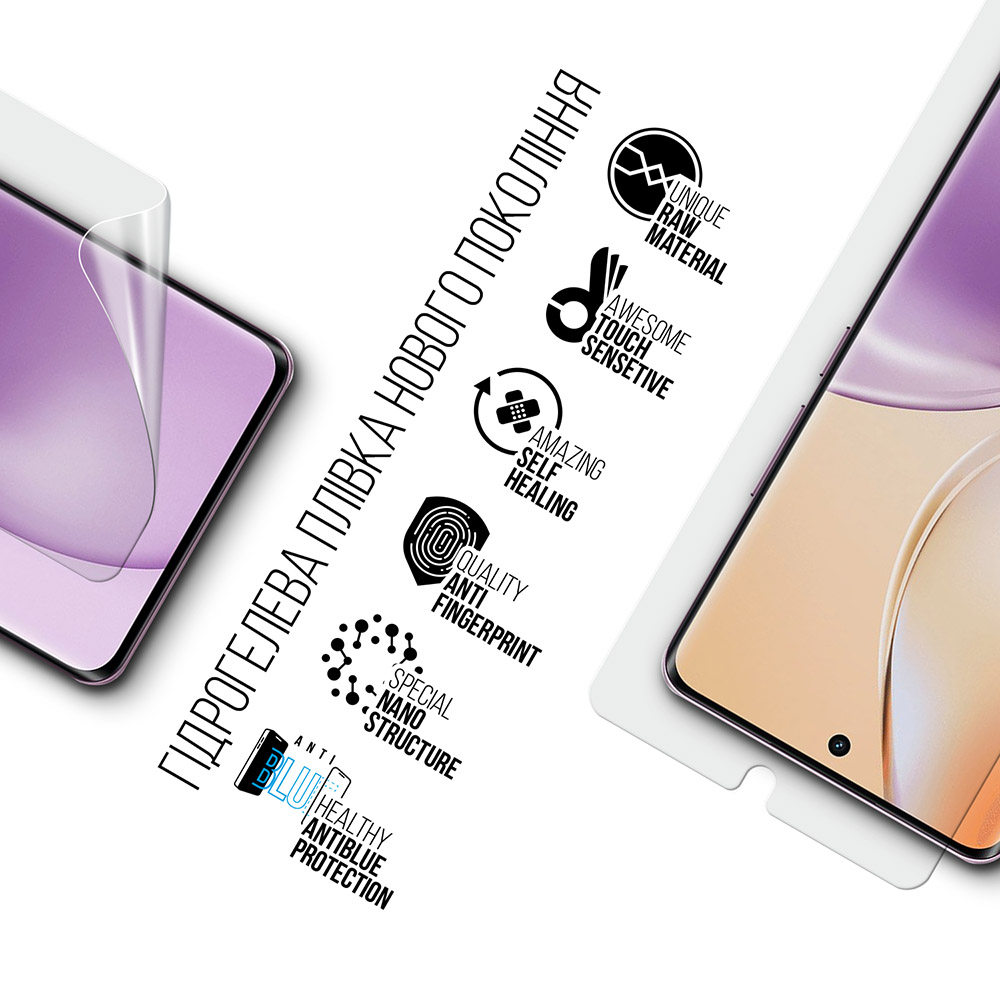 Гидрогелевая пленка ARMORSTANDART Anti-Blue для Realme 14 Pro 5G (ARM83582) Совместимость по модели  Realme 14 Pro 5G