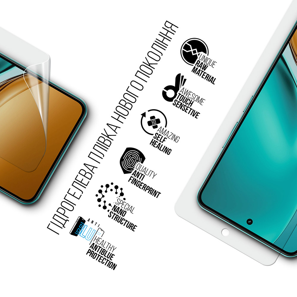 Гидрогелевая пленка ARMORSTANDART Anti-Blue для Realme 14T (ARM83949) Совместимость по модели  Realme 14T