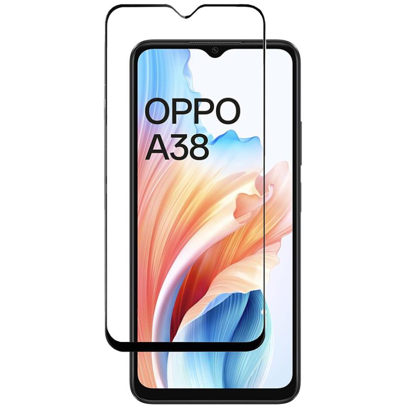 Защитное стекло POWERPLANT Full screen для OPPO A38 Black (GL605214)