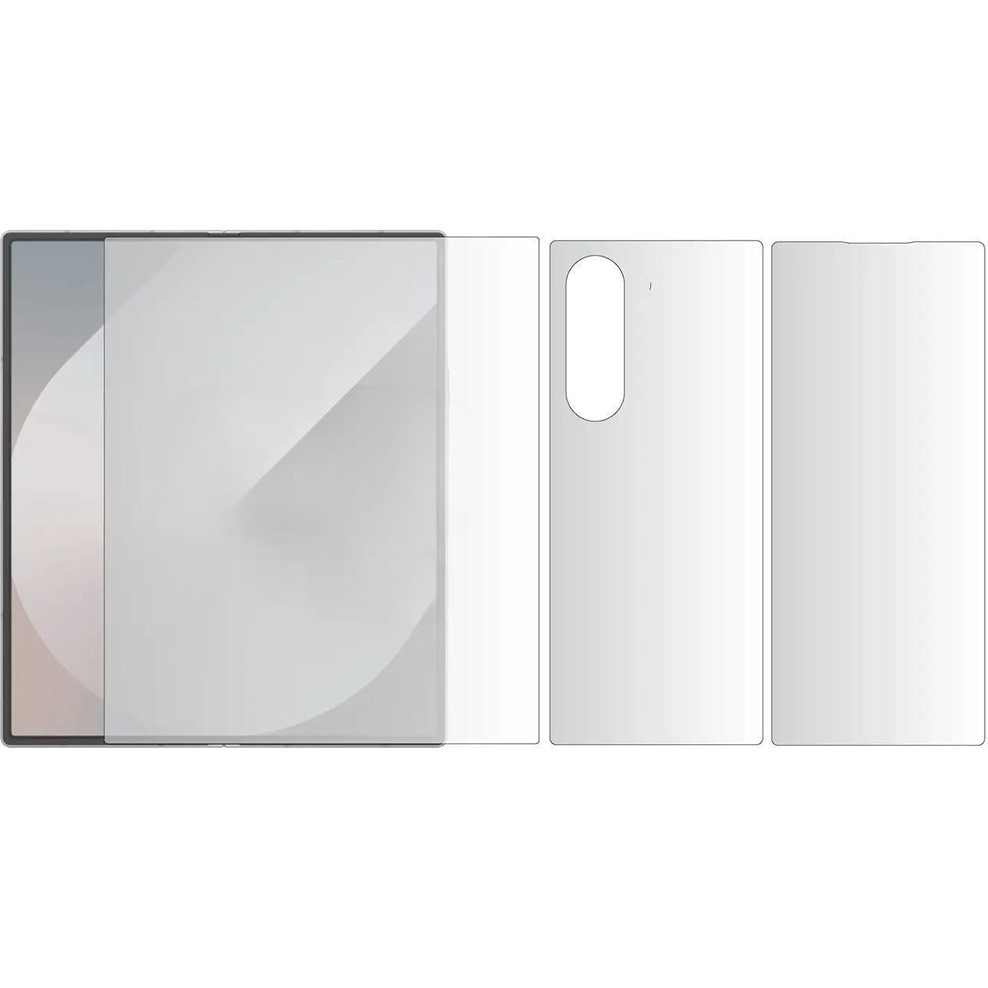 Защитная пленка DEVIA для Samsung Galaxy Fold 7 (DV-SM-FO7) Дополнительно Количество плёнок: 2 (1 цельная на экран, 1 на тыльную часть из двух половинок); В комплекте аксессуары для установки; Материал: гидрогель