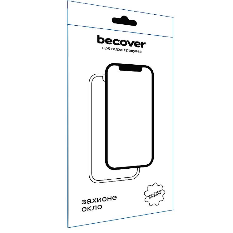 Захисне скло BECOVER CMF для Nothing Phone 1 10D Black (713571) Покриття глянець