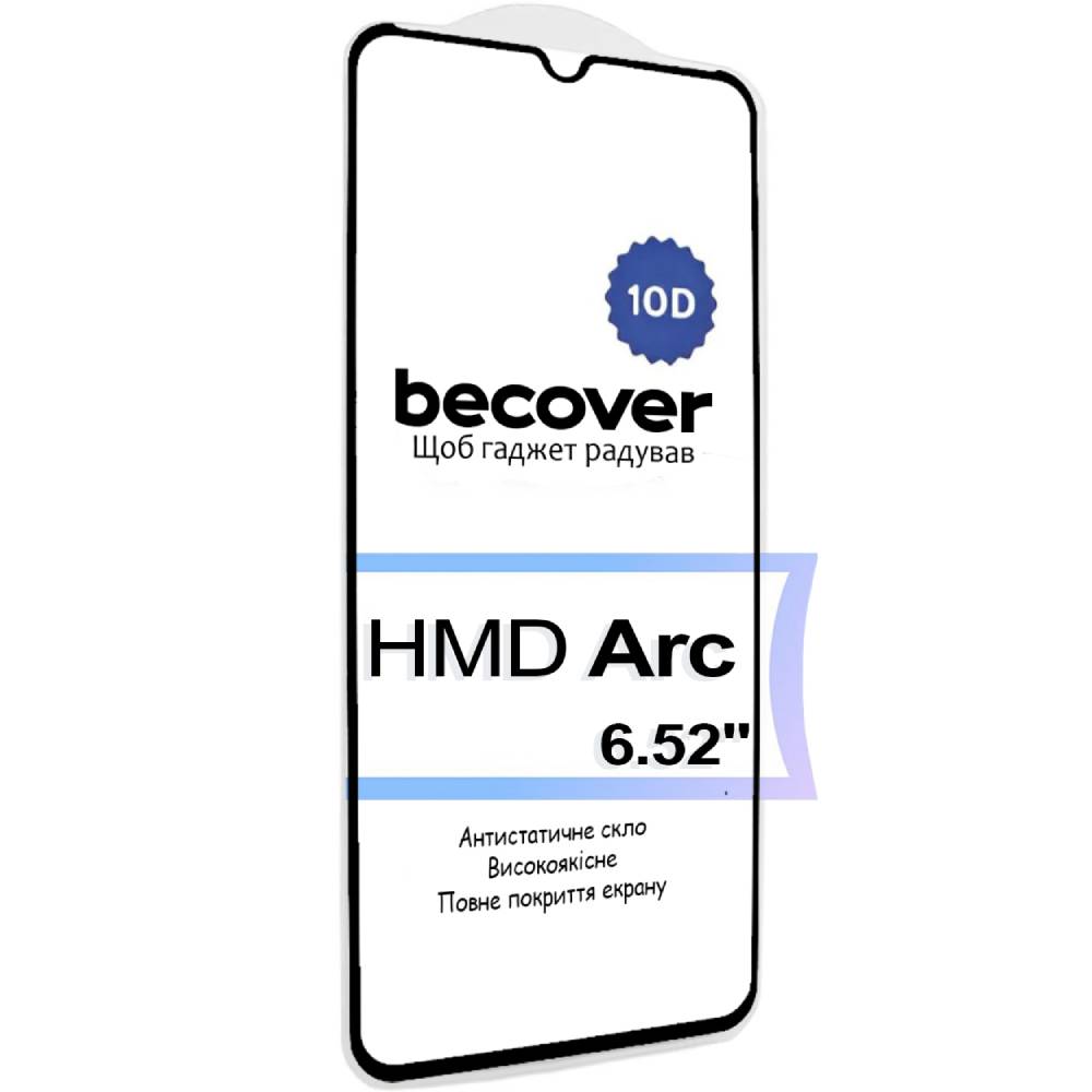 Защитное стекло BECOVER для HMD Arc 10D Black (713572) Тип стекло