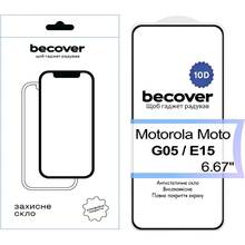 Харьков - Защитное стекло BECOVER Motorola Moto G05/E15 10D Black (713575)