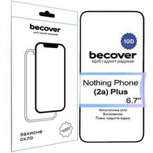 Харків - Захисне скло BECOVER для Nothing Phone (2a) Plus 10D Black (713576)