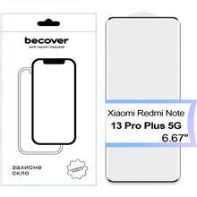 Харків - Захисне скло BECOVER EDGE для Xiaomi Redmi Note 13 Pro Plus 5G Black (713579)
