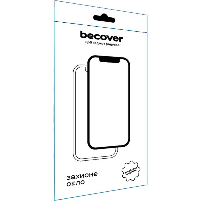Защитное стекло BECOVER для Motorola Moto G86 Black (713727) Совместимость по модели  Motorola G86