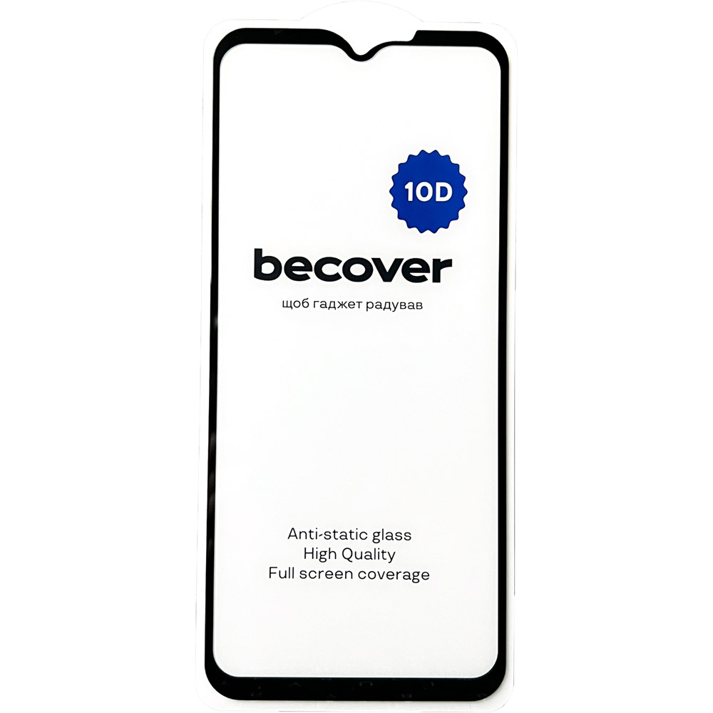 Захисне скло BECOVER Samsung Galaxy XCover7 Pro SM-G766B 10D Black (713554)
