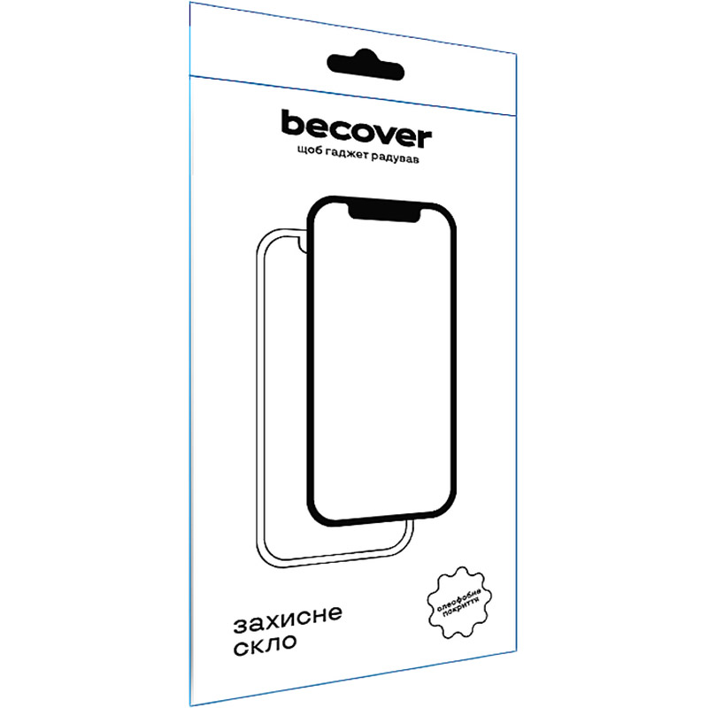 Фото Захисне скло BECOVER Samsung Galaxy XCover7 Pro SM-G766B 10D Black (713554)