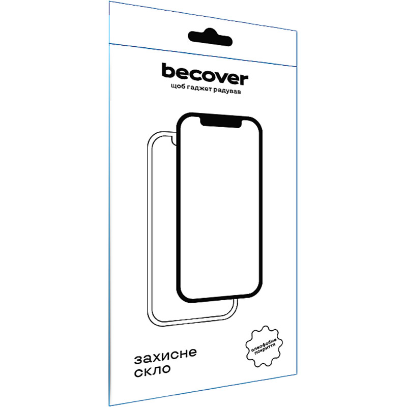 Внешний вид Защитное стекло BECOVER 10D для Nubia V70 Max Black (713557)