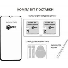 Защитное стекло DENGOS Full Glue для Samsung Galaxy A17 Black (TGFG-407) Защитное стекло DENGOS Full Glue для Samsung Galaxy A17 Black (TGFG-407)