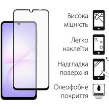 Захисне скло DENGOS для SAMSUNG A07 Full Glue Black (TGFG-406) Захисне скло DENGOS для SAMSUNG A07 Full Glue Black (TGFG-406)