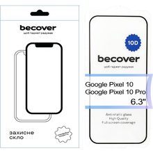 Защитное стекло BECOVER для Google Pixel 10/10 Pro 10D Black (713672)