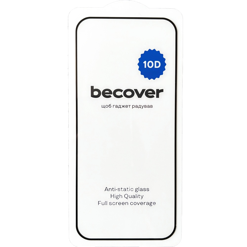 Защитное стекло BECOVER для Google Pixel 10/10 Pro 10D Black (713672)