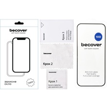 Защитное стекло BECOVER для Google Pixel 10/10 Pro 10D Black (713672)