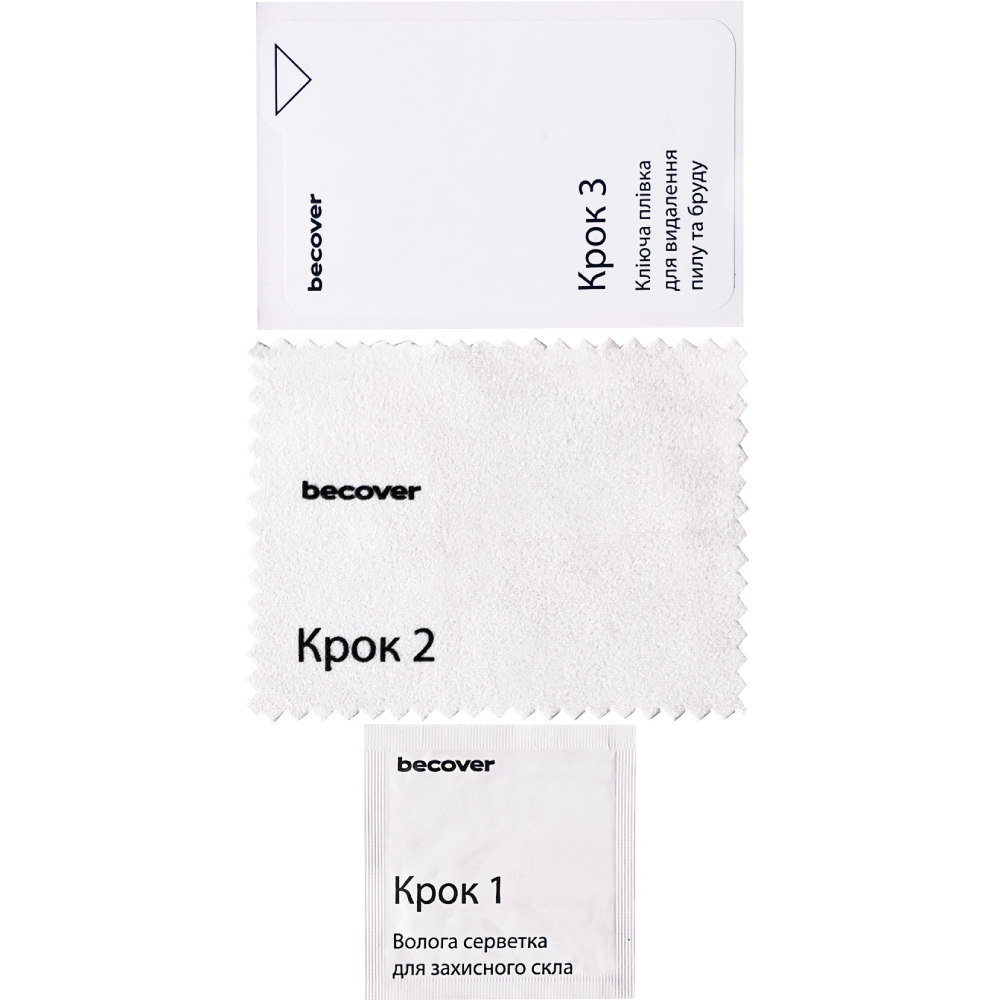 Защитное стекло BECOVER для Tecno Spark Go 2025/ Pop 9 4G (KL4h) Black (713682) Покрытие глянец