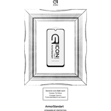 Защитное стекло ARMORSTANDART Icon для Samsung Galaxy A17 4G Black (ARM86507)