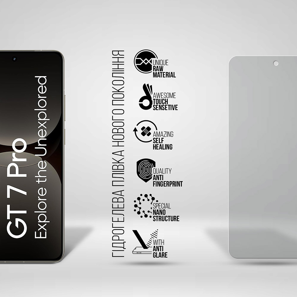 Захисна плівка ARMORSTANDART Matte для Realme GT 7T 5G (ARM83944) Сумісність за моделлю Realme GT 7T 5G