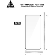 Захисне скло ARMORSTANDART Pro для Motorola G86 5G Black (ARM86587)