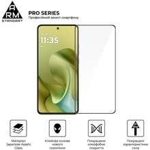 Захисне скло ARMORSTANDART Pro для Motorola G86 5G Black (ARM86587)