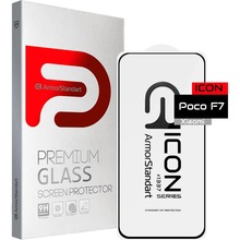 Захисне скло ARMORSTANDART Icon для Xiaomi Poco F7 Black (ARM86918)