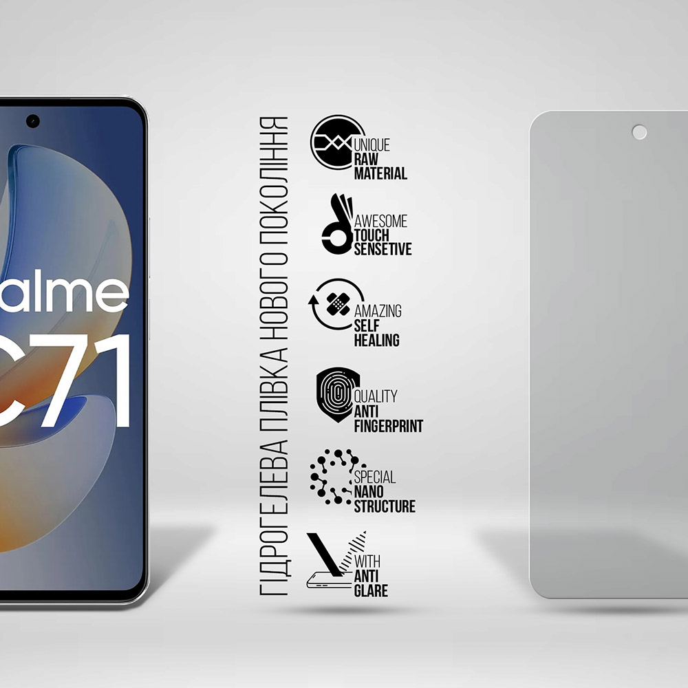 Захисна плівка ARMORSTANDART Matte для Realme C71 4G (ARM83946) Сумісність за моделлю Realme C71