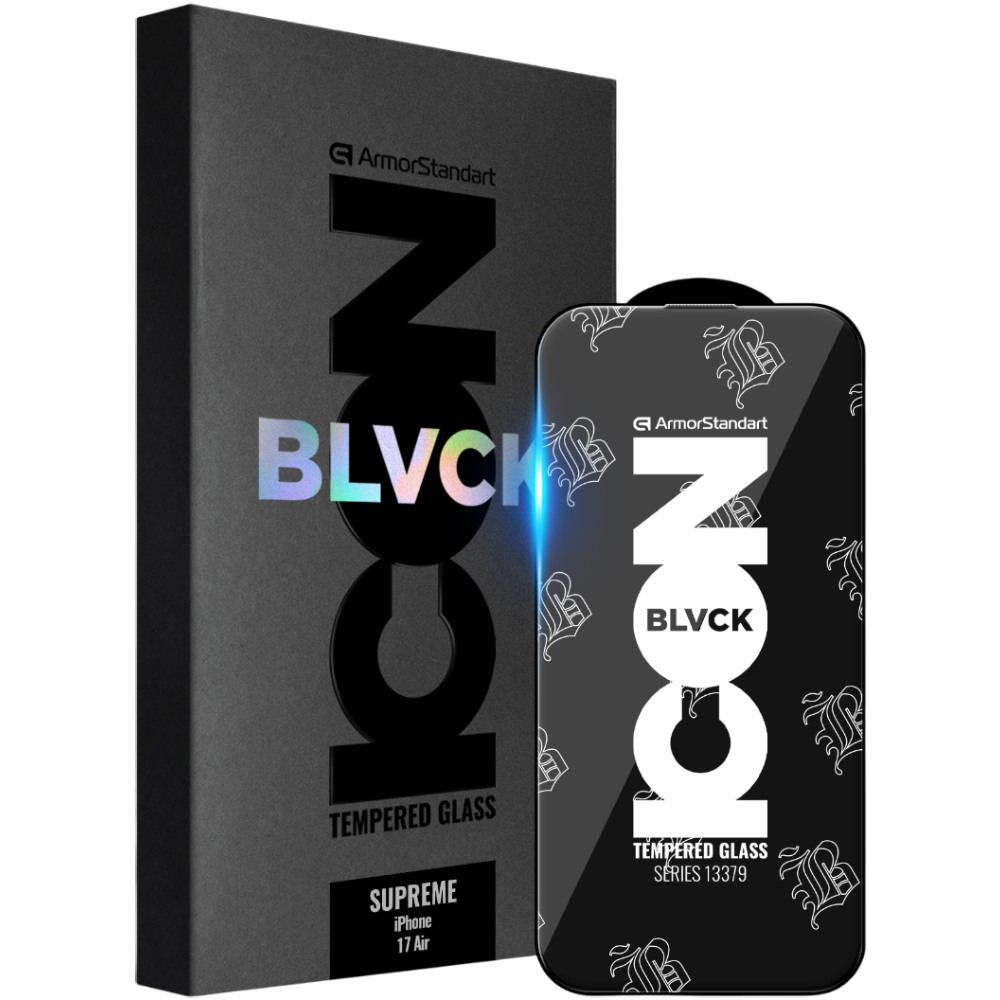 Захисне скло ARMORSTANDART Supreme Black Icon для Apple iPhone 17 Air (ARM86402)