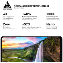 Защитное стекло ARMORSTANDART Pro для OPPO A5X 4G / A5X 5G Black (ARM85392)